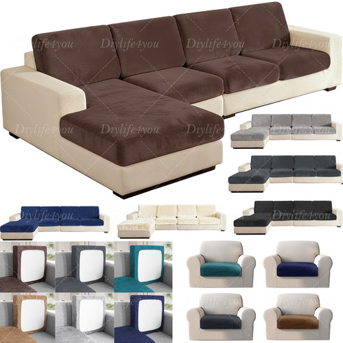 Stretch velvet sofa seat - stretch,
