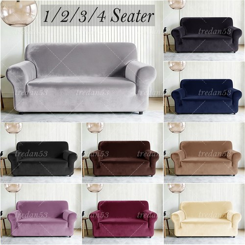 Velvet elastic stretch - elastic, sofa